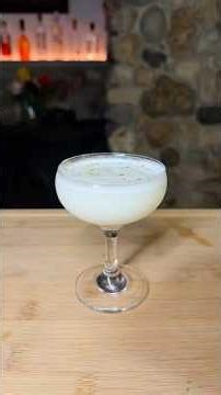 Coconut Lime Sour that will make you want more! #cocktail #recipe #bartender