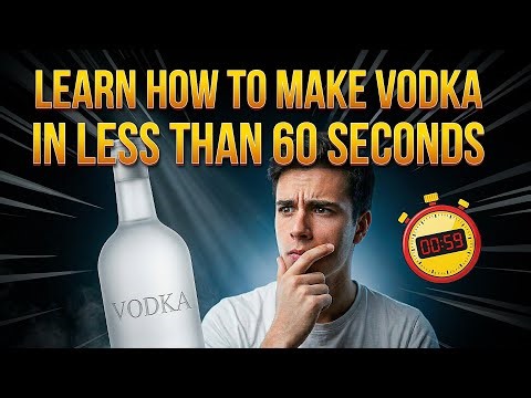 How Vodka is REALLY Made in 60 Seconds 🍸 (Secret Process Revealed!) #vodka 