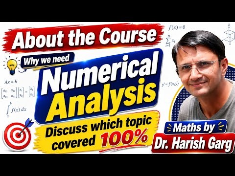 About the course Numerical Analysis