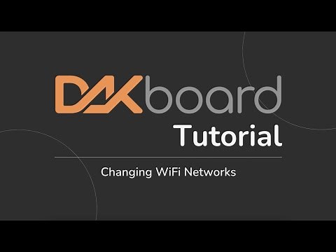 Changing WiFi Networks