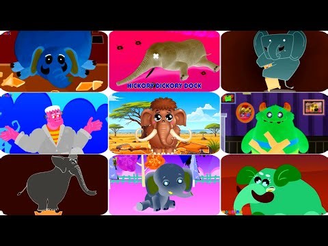 Karton Fx: Hickory Dickory Dock || Mammoth, 2 Monster & 6 Elephant || Color Inversion || Fx Tutorial