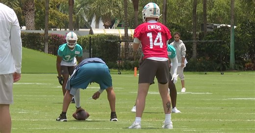 Miami Dolphins draft picks take the field for 3-day rookie minicamp