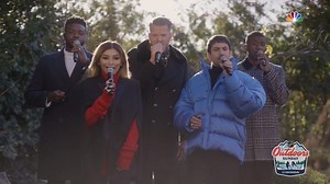 Today's national anthem was performed by Pentatonix and what a performance it was! #NHLOutdoors Watch NOW on NHL on NBC Sports and Sportsnet. | NHL