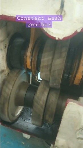 how work constant mesh gearbox #gearbox #mechanicindia