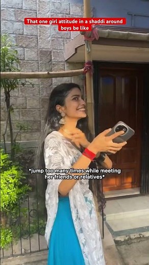 That one girl attitude in a shaddi be like #relateablecontent #funny #youtubeshorts #comedy