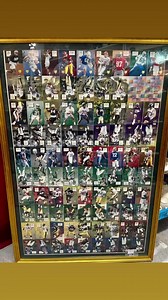 RARE 1994 Sky Box Uncut Football Cards. Brett Farve, Dione Sanders, several rookie cards. The sheet is double framed with glass in a wooden frame. Great Father’s Day Gift! $275 | 49 Antique & Flea Market