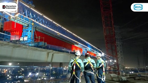 Proyek Harbour Road II: Momen Launching LG 4 dan Erection Steel Box Girder