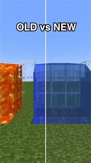 New vs Old 😞 Minecraft 😶#minecraftshorts #newvsold@bdzminecraft
