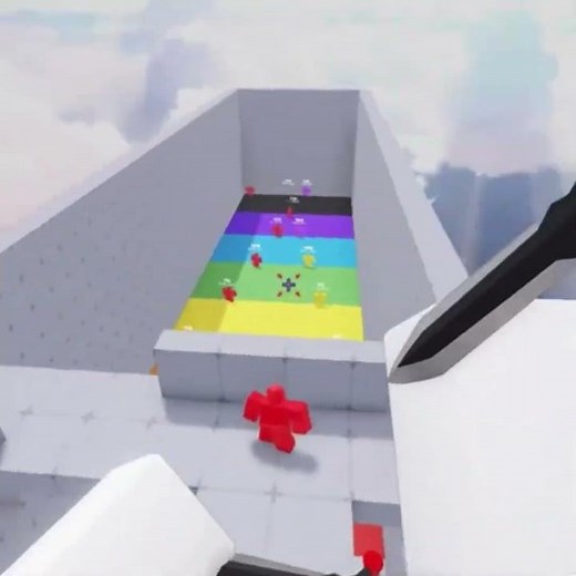 How to escape shooting range in rivals #roblox #rivals