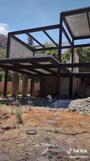 Casa Espectacular con Mega Estructura de Acero