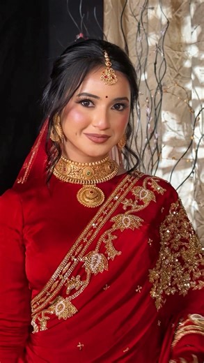 Indian bride recreation next ?🤔📸 HMUA @sisbyksuskalology . . . . . . #explorepage#keepsmiling ❤️🍂 | Evaaa