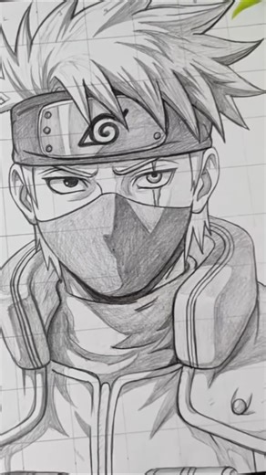 Silent, Deadly, Legendary🖤Kakashi Hatake isn’t just a shinobi—he’s a whole vibe✍️🔥 | Kakashi Sketch✨
