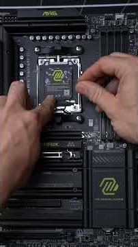 How to install a cpu and build a pc. #pctips #gamingpc #gamingsetup #msi #amd