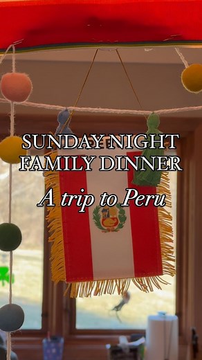 Sunday Night Family Dinner… a trip to Peru! 🇵🇪 Nana wanted to share some of the food she ate while in Peru with us this week! We all loved the empanadas and fire roasted meatball pasta! Super good! Very different menu this week but really fun!! We love this weekly time together! #sundaynightfamilydinner #sundaydinner #sundayfunday #familytradition #familytime #peru | Jessica Stout