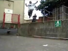 Free style runners cross all hurdles