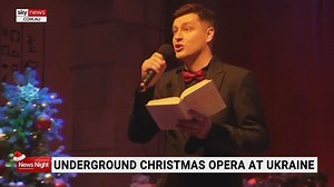 1.5K views · 54 reactions | The Kyiv Opera Theatre in Ukraine has held a Christmas concert in an underground stage. Watch the full episode at www.skynews.com.au/flash | Sky News Australia | Facebook