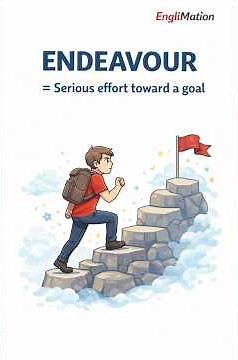 ENDEAVOUR Meaning in English 🚀 | Strong Word Explained Simply