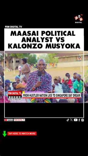 MAASAI POLITICAL ANALYST VS KALONZO MUSYOKA #citizentvlive #trending #kenyanews #pdmdigitaltv