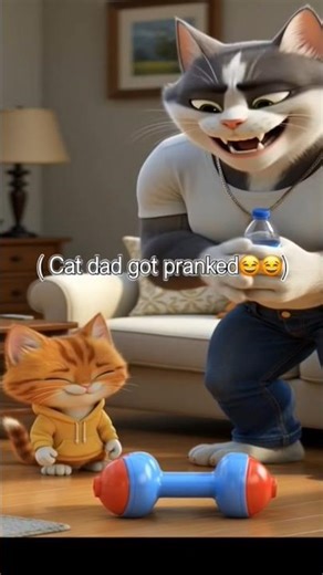 FunnyKitten Prank 😂🤣#viral #shorts #trending #animation #cat#catvideos #prank