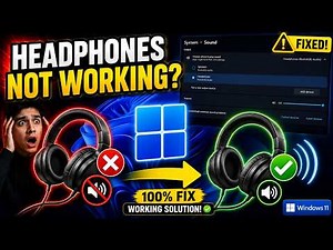 Fix Headphones Not Working on Windows 11 (2026) | Complete Solution