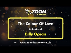 Billy Ocean - The Colour Of Love - Karaoke Version from Zoom Karaoke