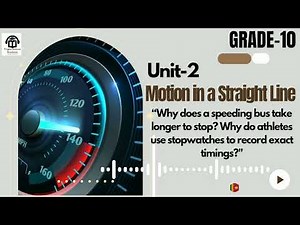 Grade 10 | Unit - 2 | Motion in a Straight Line | TrignoscienceAcademy