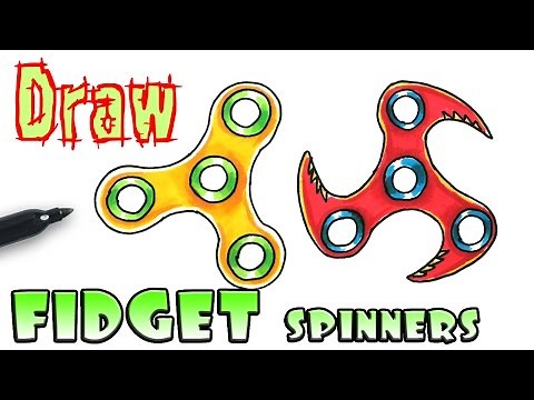 How to Draw a Fidget Spinner