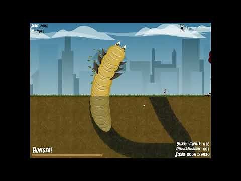 Effing Worms - Old-School Worm Flash Game (Full Playthrough)