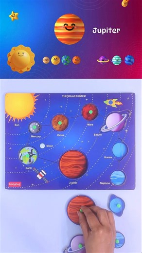 🚀 Space Puzzle! Learn the Eight Planets 🌍| Planet Song #cocomelon #toddlerlearning #shorts