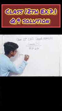 Class 12th Ex.7.1 Q.9 (samaklan) #integration #shorts