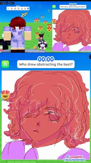Her face was UNRECOGNIZABLE #roblox #shorts #drawing