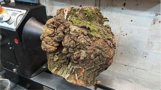 Woodturning - Planet lamp