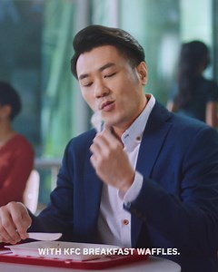 5.9K views · 20 reactions | The day can wait for our hot-off-the-press breakfast waffles. Slow down and enjoy our Waffle & Chicken Platter or Waffle & Sauté Mushrooms Platter before you take on your work day. Get KFC Breakfast Waffles at selected KFC Breakfast restaurants, or get it delivered via GrabFood, FoodPanda or Deliveroo, during breakfast hours. #KFC #KFCSG #KFCwaffles #KFCbreakfast | KFC | Facebook