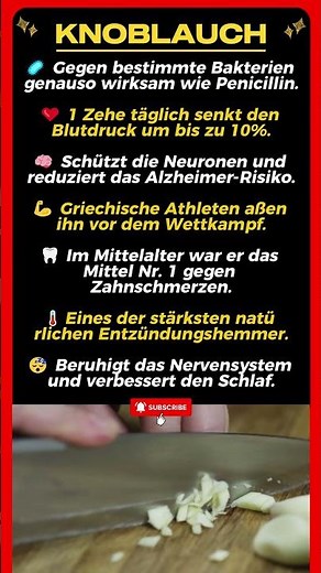 Was passiert mit deinem Körper, wenn du täglich Knoblauch isst? 🧄