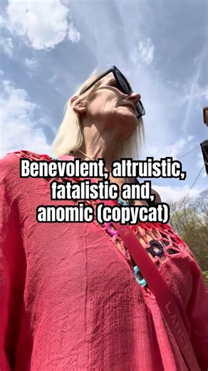 #types of #suicides anomic means #copycat bunch of people #copy