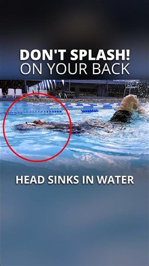 Kick Underwater On Your Back #swimming #howtoswim #shorts