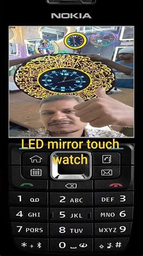 LED Mirror Touch Watch 🔥 | Smart Mirror Clock Design | Unique Wall Decor Idea 😍