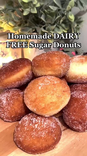 Homemade Dairy-Free Sugar Donuts Recipe
