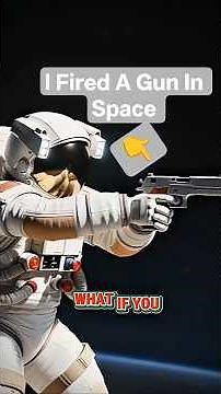 How Firing a Gun in Space Look?#viral