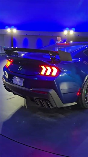 Mustang Dark Horse SC start-up and revving #shorts #viral #ford #mustang