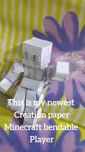 I am sure you don't know that you can make paper Minecraft bendable mobs #minecraft #bendableplayer