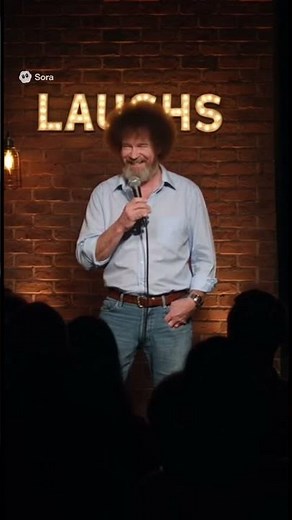 AI Bob Ross Comedy
