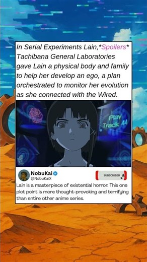 The Lain Experiment #serialexperimentslain #lain #anime