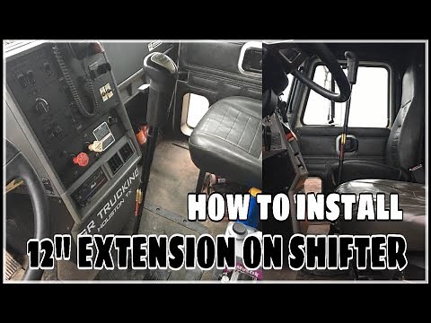 how to install a 12” shifter extension