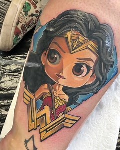 Cute Wonder Woman tattoo! 🎥 Ashley Newton | Daily Superheroes