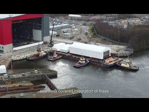 New warship taking shape in Glasgow