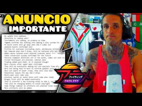 ⚠️ANUNCIO IMPORTANTE DE ANIME FIGHTING SIMULATOR ENDLESS ROBLOX