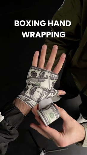 Boxing bandages tutorial ✔️ #boxing #boxingcoach #boxingtraining #boxingwraps #boxeo