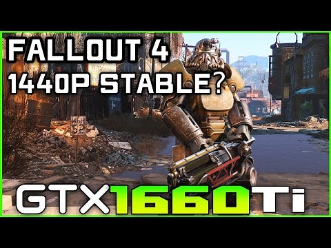 GTX 1660 Ti - FALLOUT 4 - 1440p Ultra FPS Test | Stable on 144hz Display?