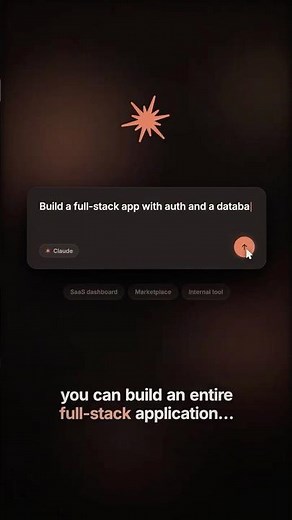 Build a full-stack app by just chatting with Claude #shorts #viral